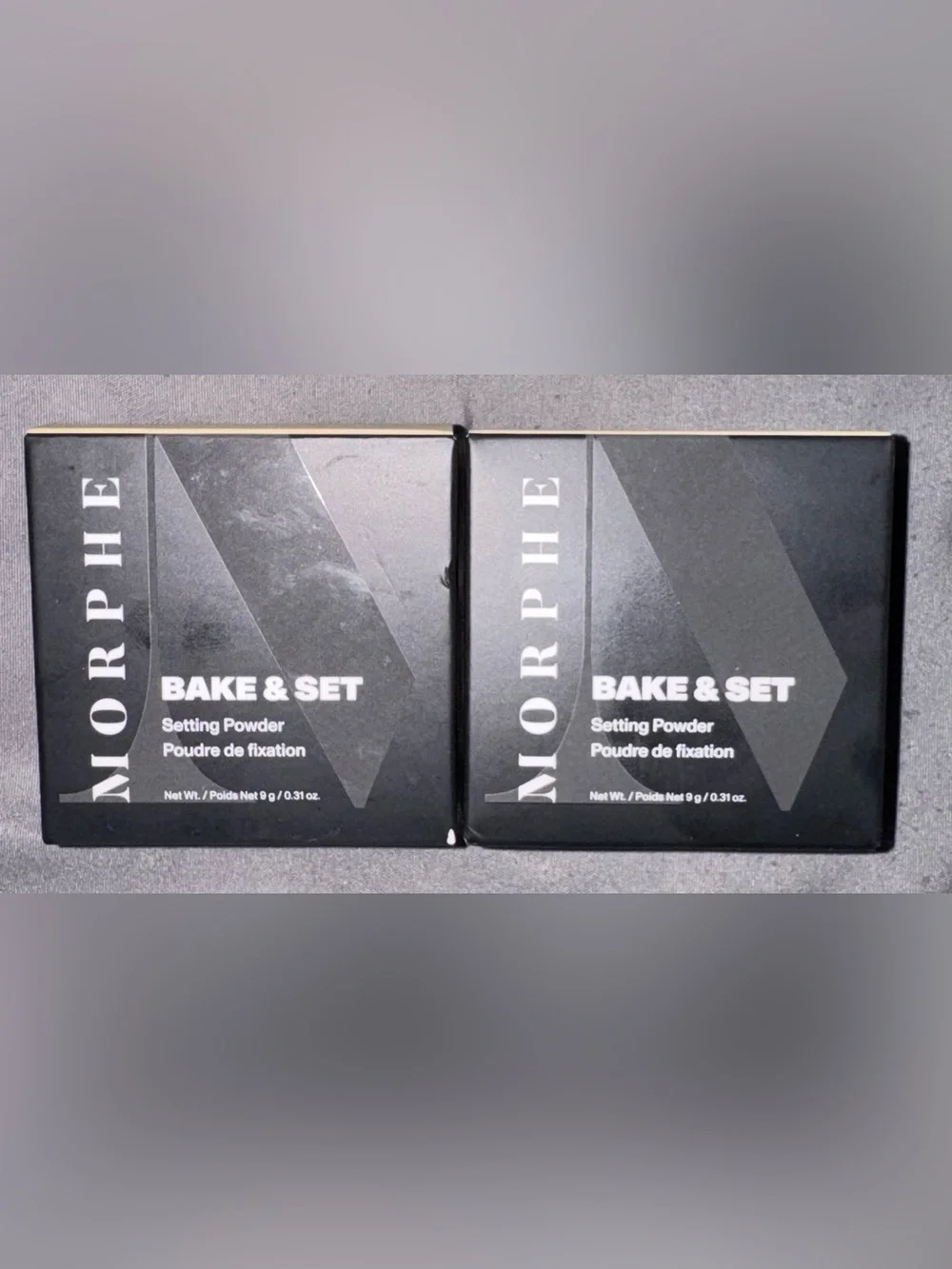 2-Pack Morphe Bake & Set Setting Powder Banana 9g/0.31oz Each New Sealed